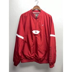 Nike Oklahoma Sooners Windbreaker Team Apparel OU University XL